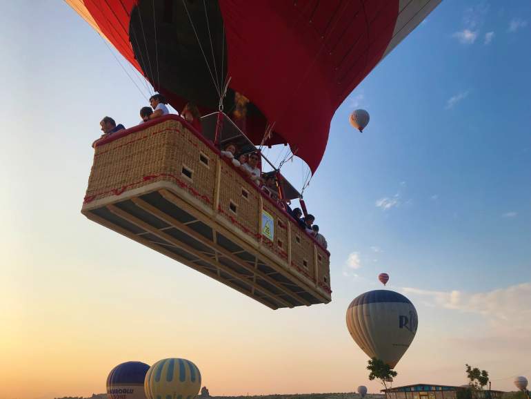 The Hot Air Balloon Ride in Cappadocia