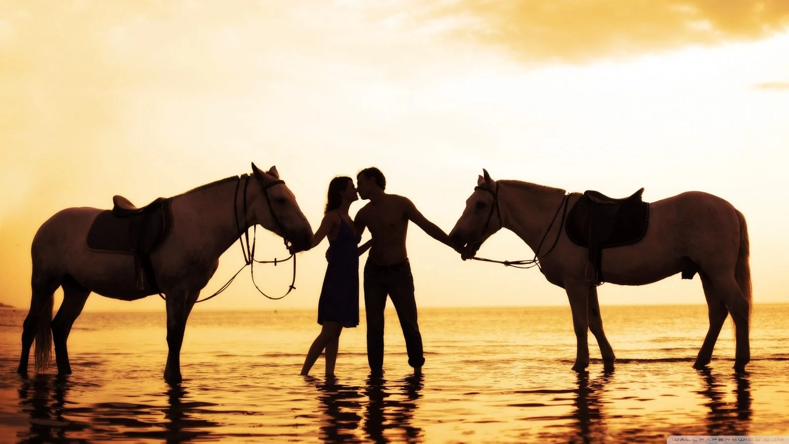 Horseback Riding On the Beach of Antalya